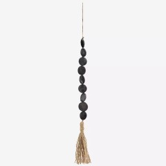 HANGING TERRACOTTA ORNAMENT JUTE 